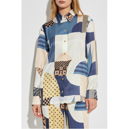 Chemise 'Geometric-Print' pour Femmes