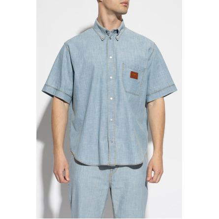 Chemise à manches courtes 'Chambray' pour Hommes