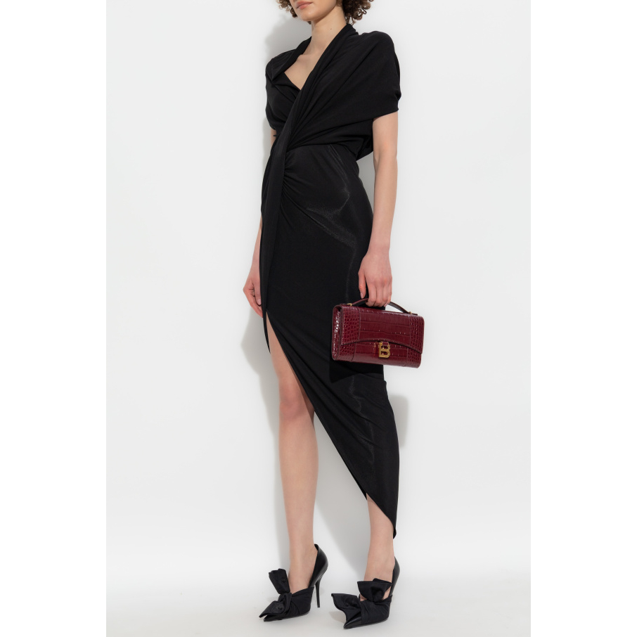 'Drapped' Midi Kleid für Damen