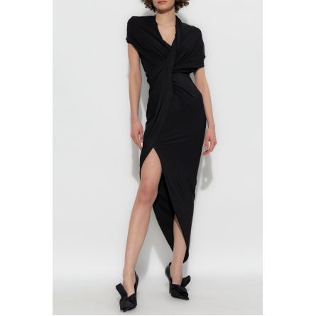 'Drapped' Midi Kleid für Damen
