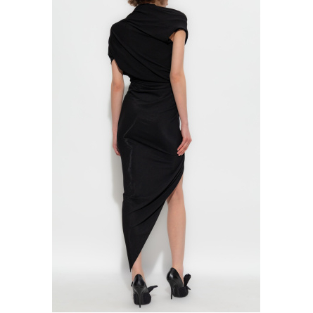 'Drapped' Midi Kleid für Damen