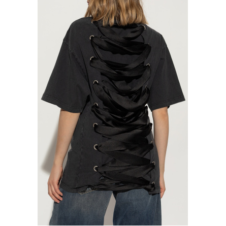 T-shirt 'Lace-Up Back' pour Femmes