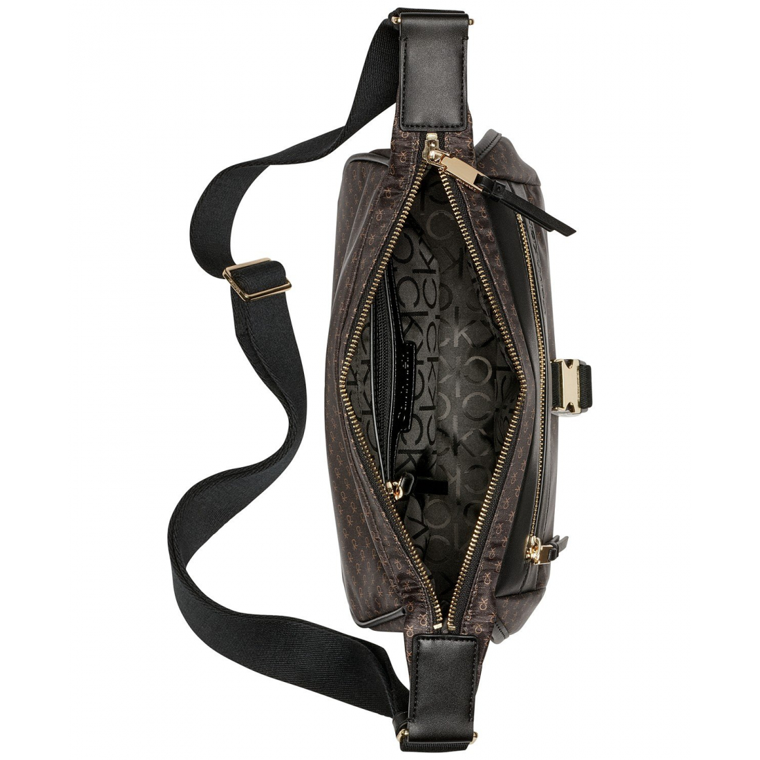 Sac à bandoulière 'Elora Mini Signature Top Zipper' pour Femmes