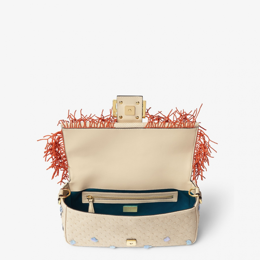 Women's 'Sea Garden' Baguette Bag