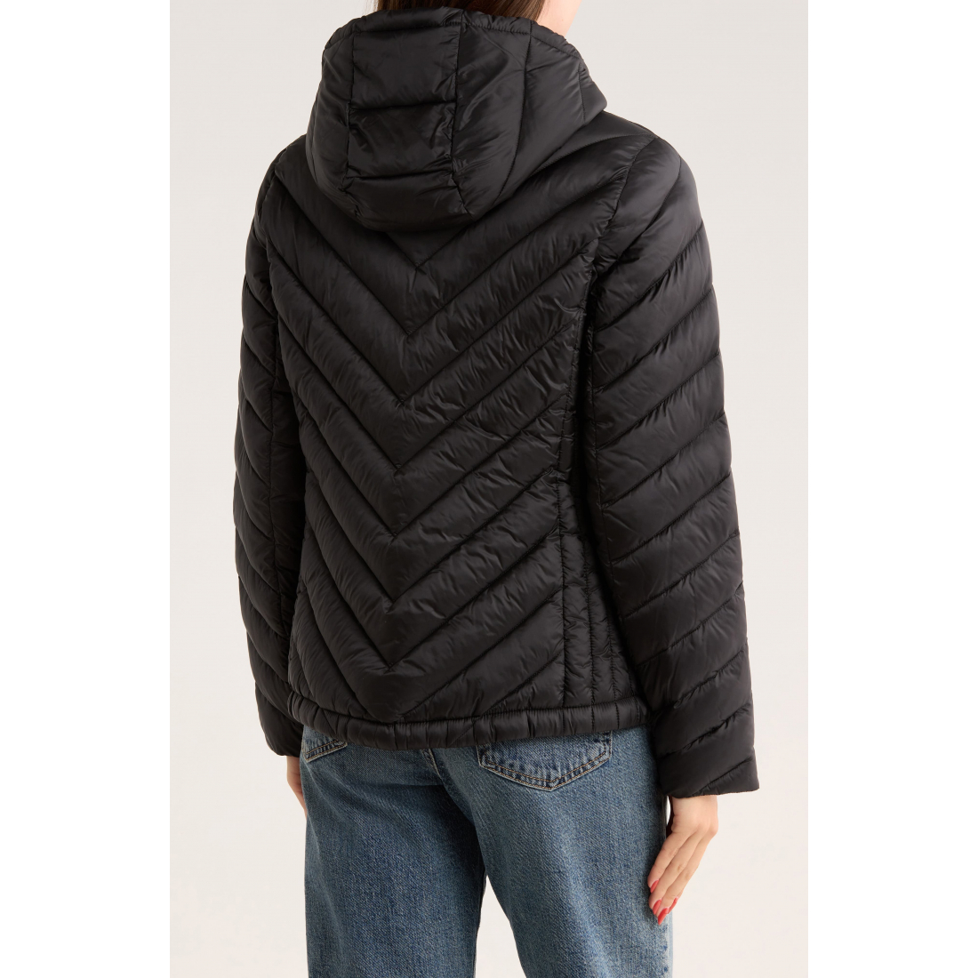 Veste matelassée 'Hooded Packable Chevron' pour Femmes