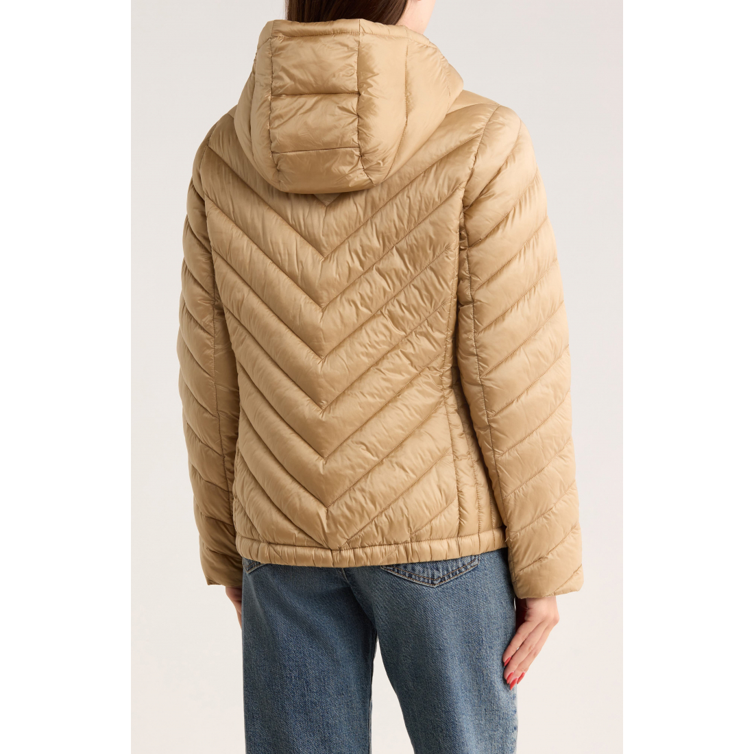 Veste matelassée 'Hooded Packable Chevron' pour Femmes