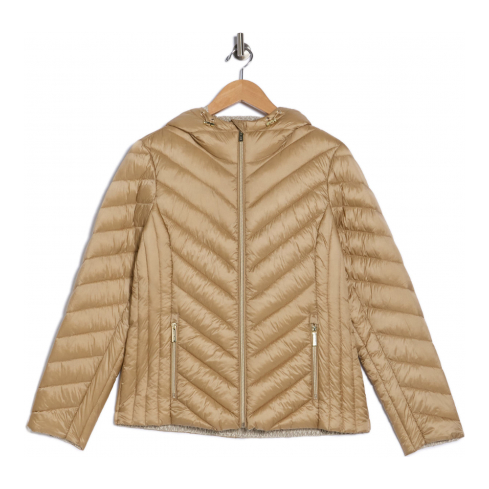 Veste matelassée 'Hooded Packable Chevron' pour Femmes