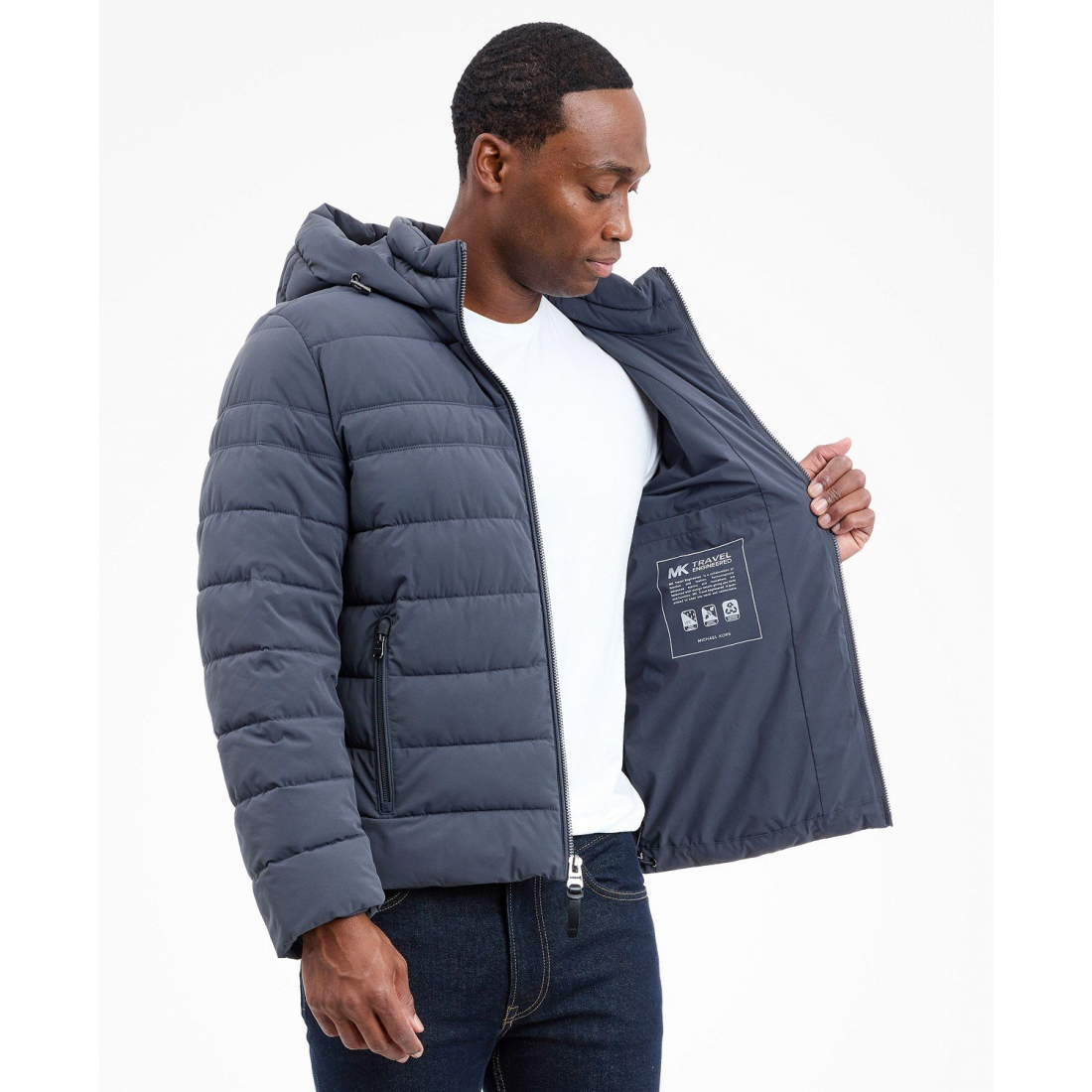 Veste matelassée 'Dressy Hooded Stretch' pour Hommes