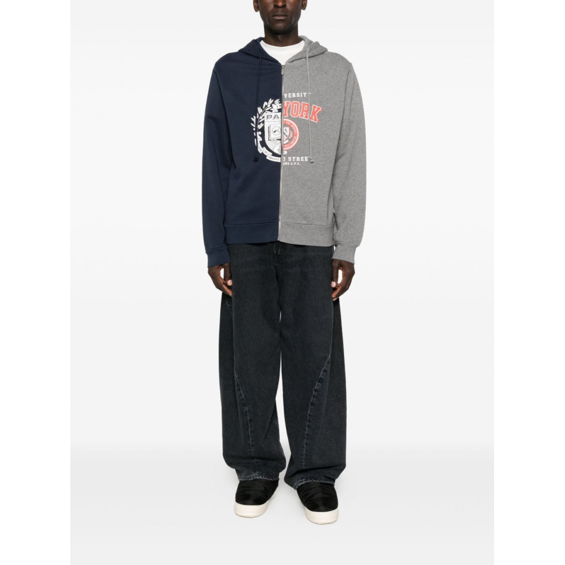 Sweatshirt à capuche  'Zip-Up' pour Hommes