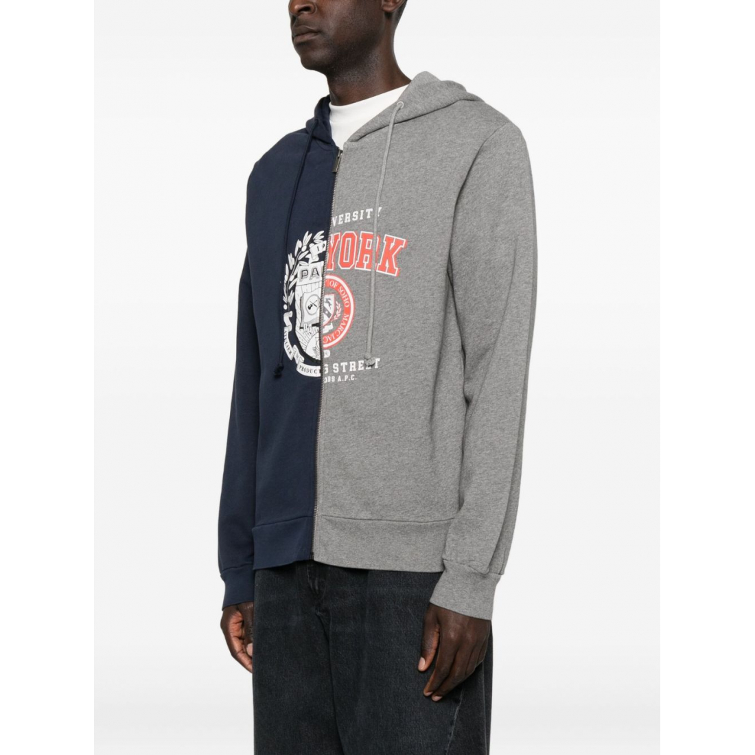 Sweatshirt à capuche  'Zip-Up' pour Hommes