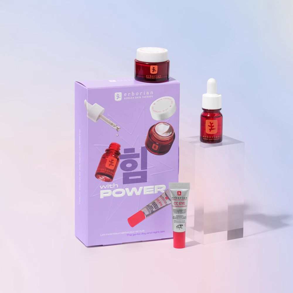 'Les Incontournables Skin therapy Jour et Nuit' SkinCare Set - Doré 3 Pieces