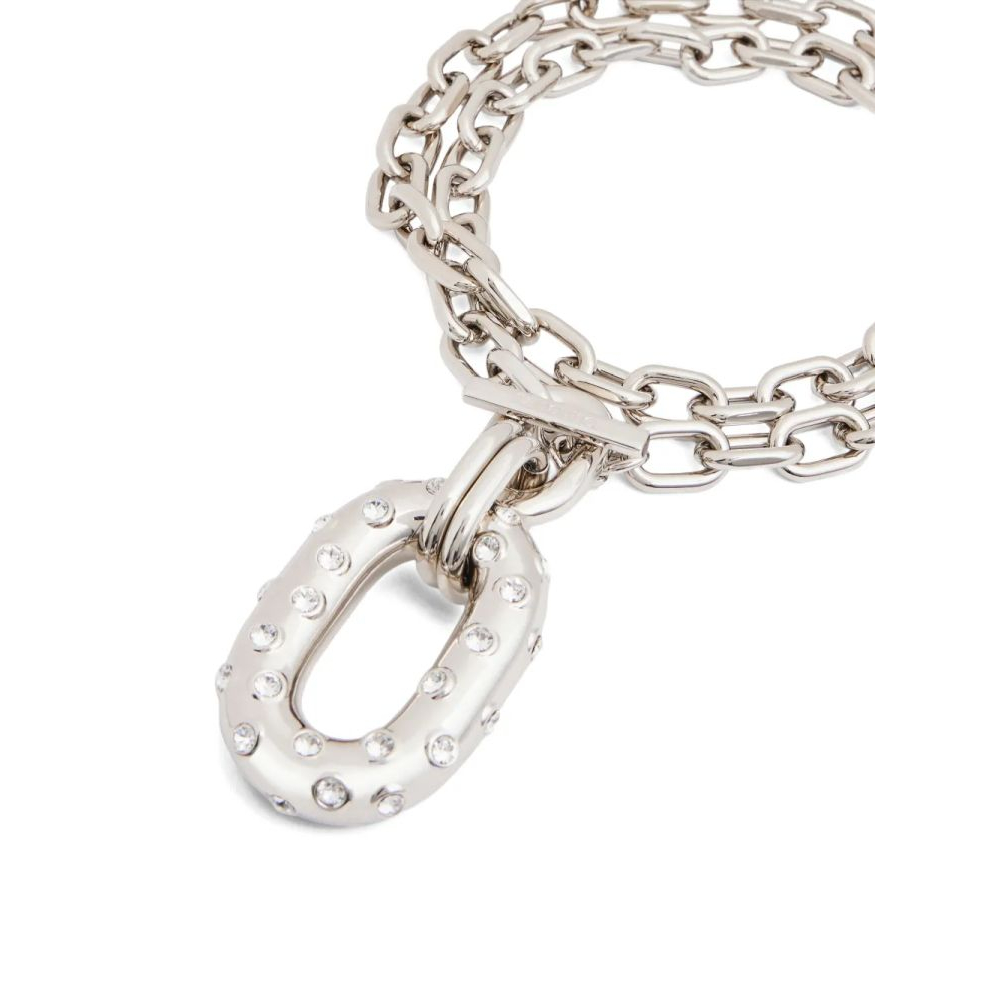 'Iconic Xl Chain-Link Crystal-Embellished' Halskette für Damen