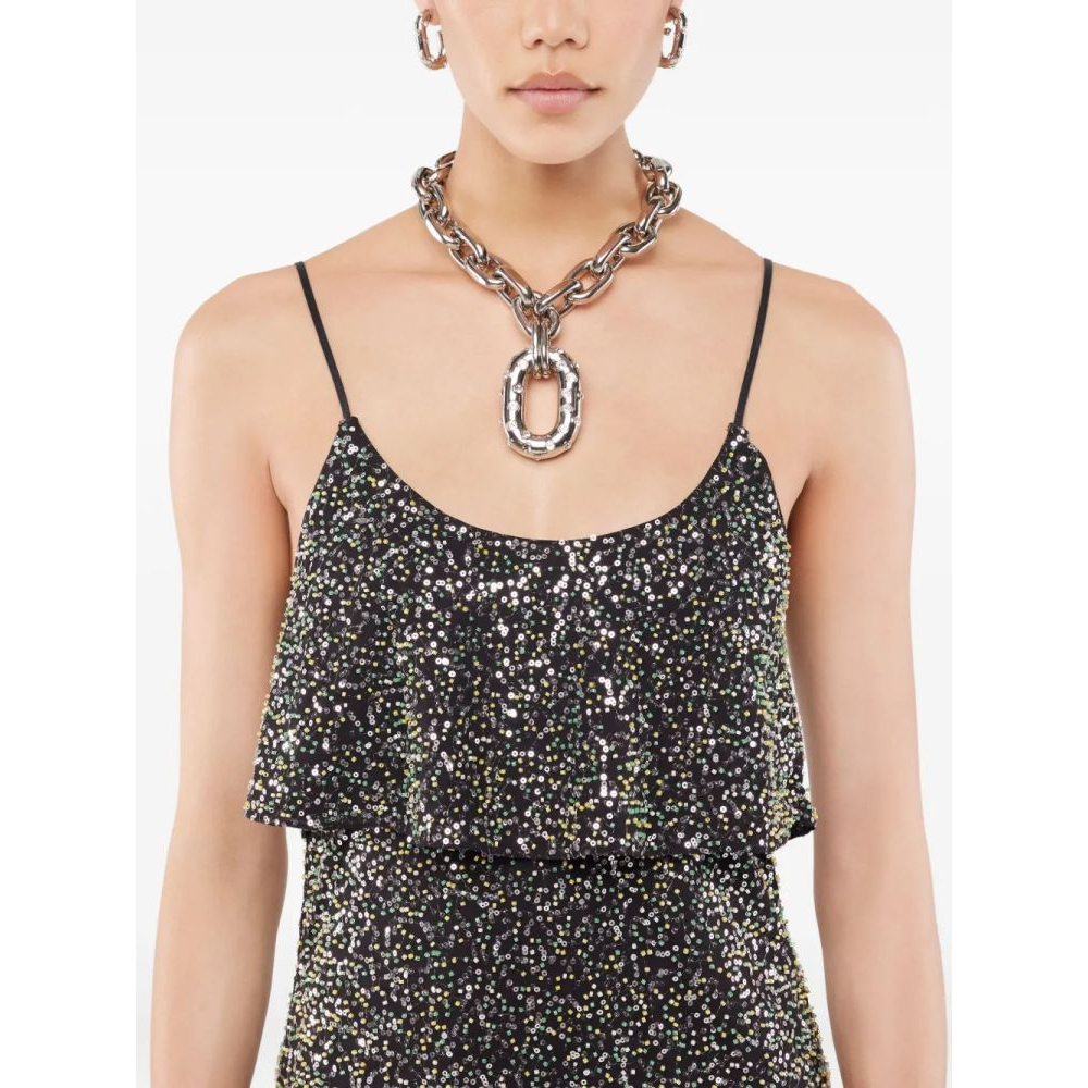 'Iconic Xl Chain-Link Crystal-Embellished' Halskette für Damen