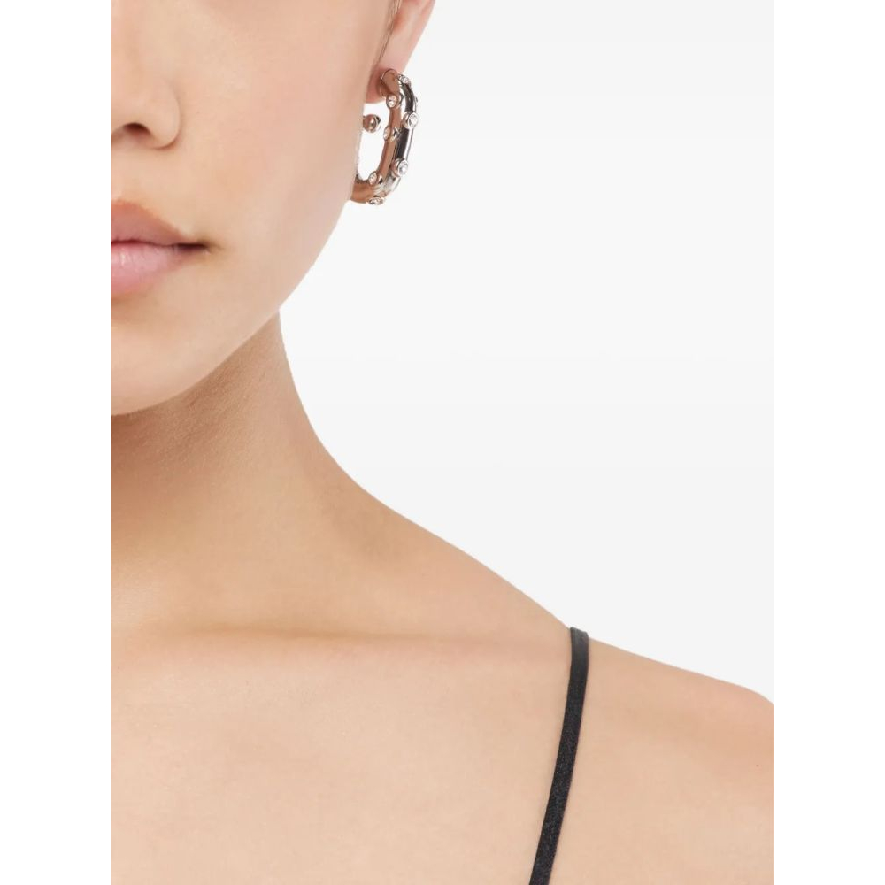 'Xl Link Rhinestones-Embellished' Ohrringe für Damen