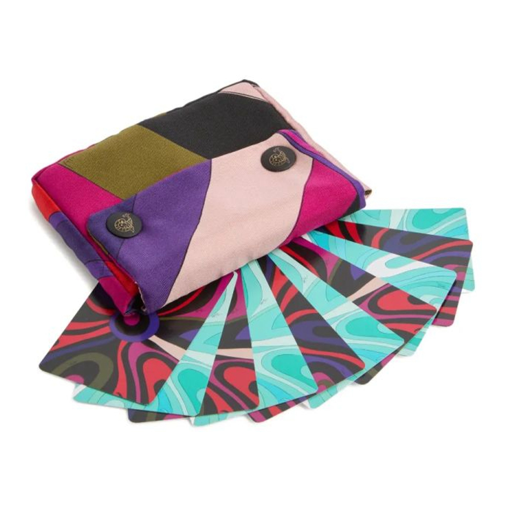 'Marmo-Print' Kartenspiel für Damen