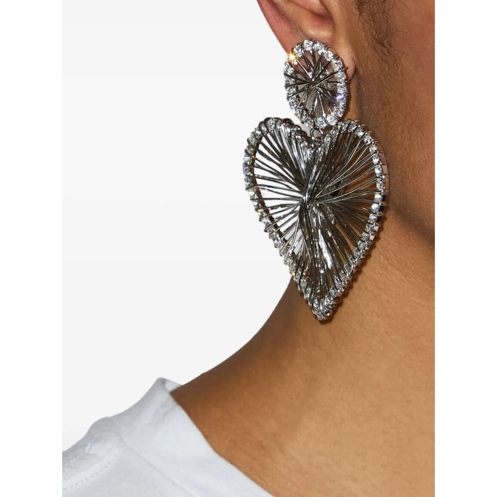 'Heart-Shaped Crystal' Ohrringe für Damen