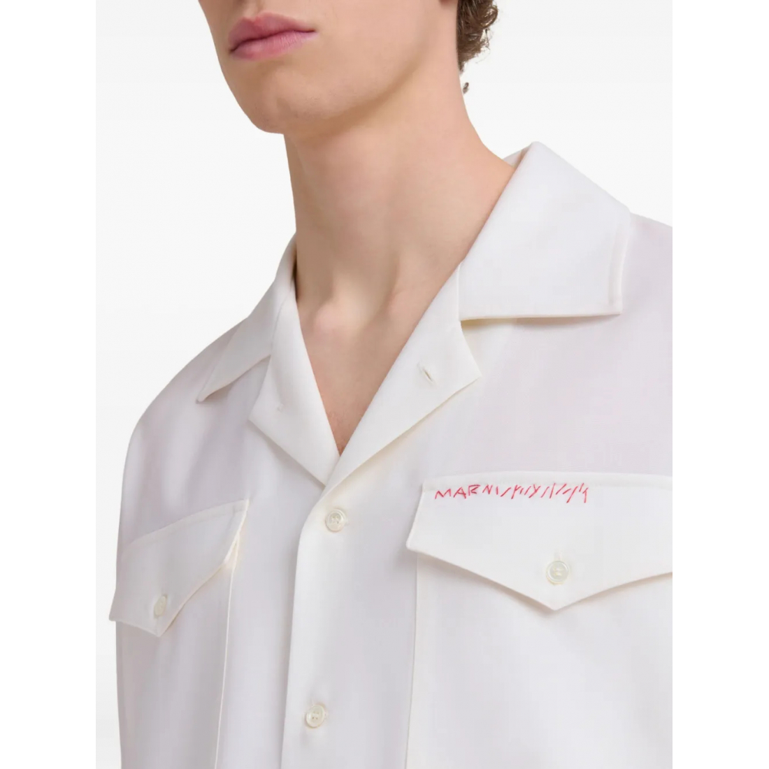 Chemise 'Patch Pockets Button-Up' pour Hommes