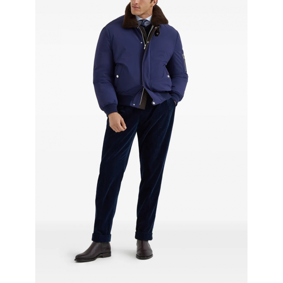 'Ribbed' Pullover für Herren