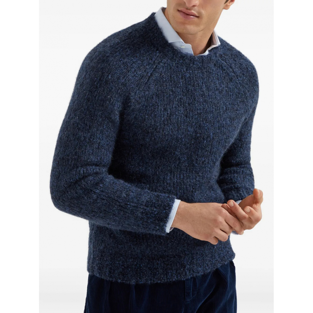 'Ribbed' Pullover für Herren