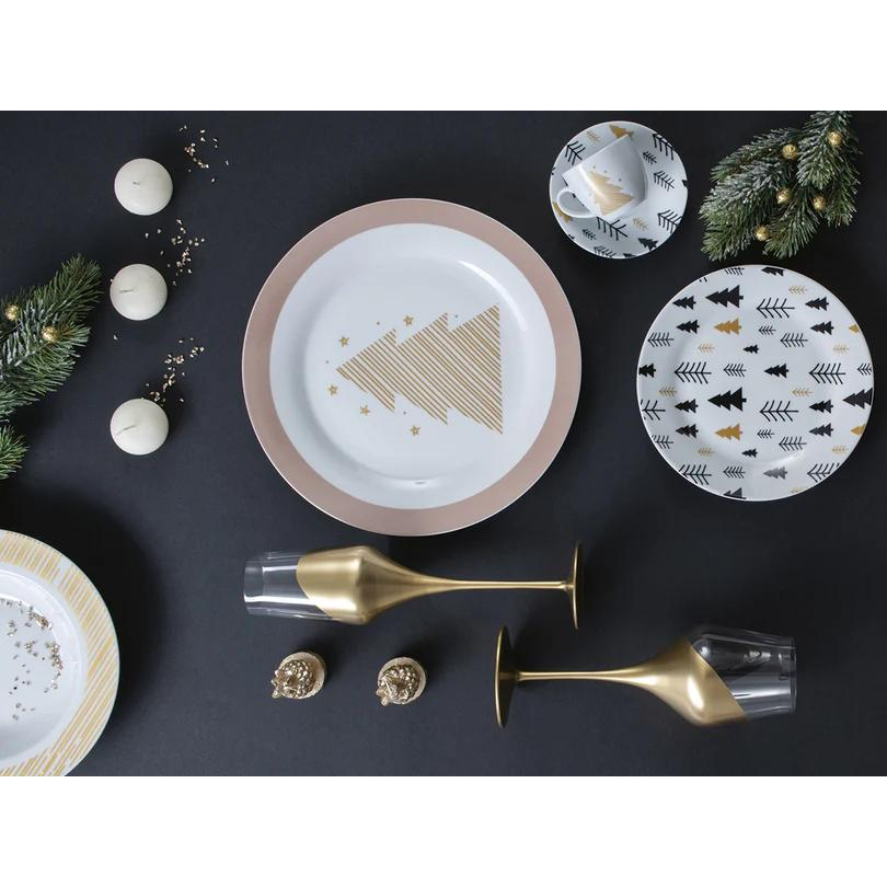 'Goblet Acqua Alloro' Glass Set  - 300 ml, 6 Pieces