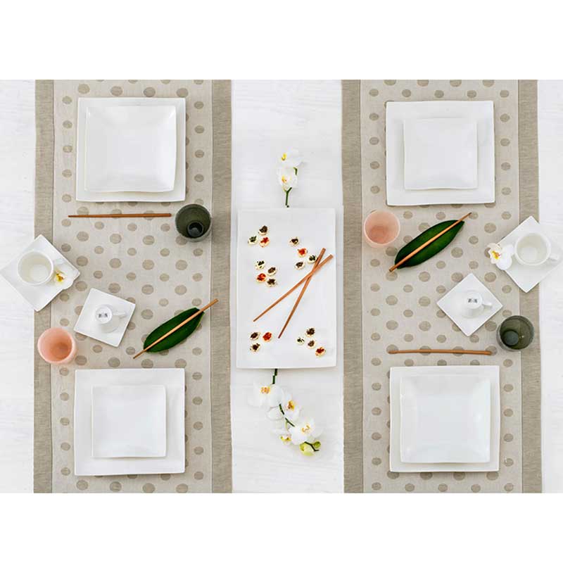 'Quark' Flat Plate Set - 6 Pieces