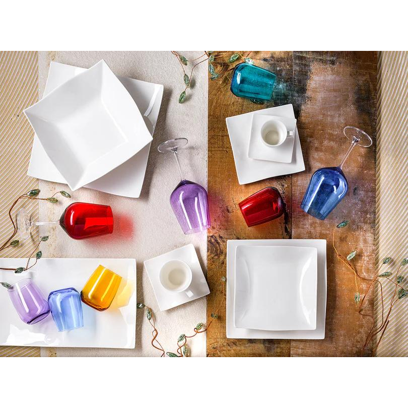 'Quark' Flat Plate Set - 6 Pieces