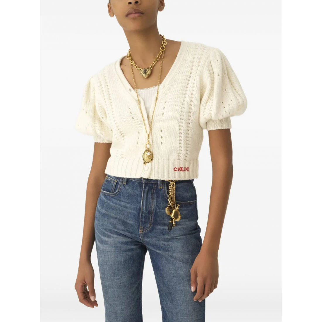 Cardigan 'Puff-Sleeve' pour Femmes