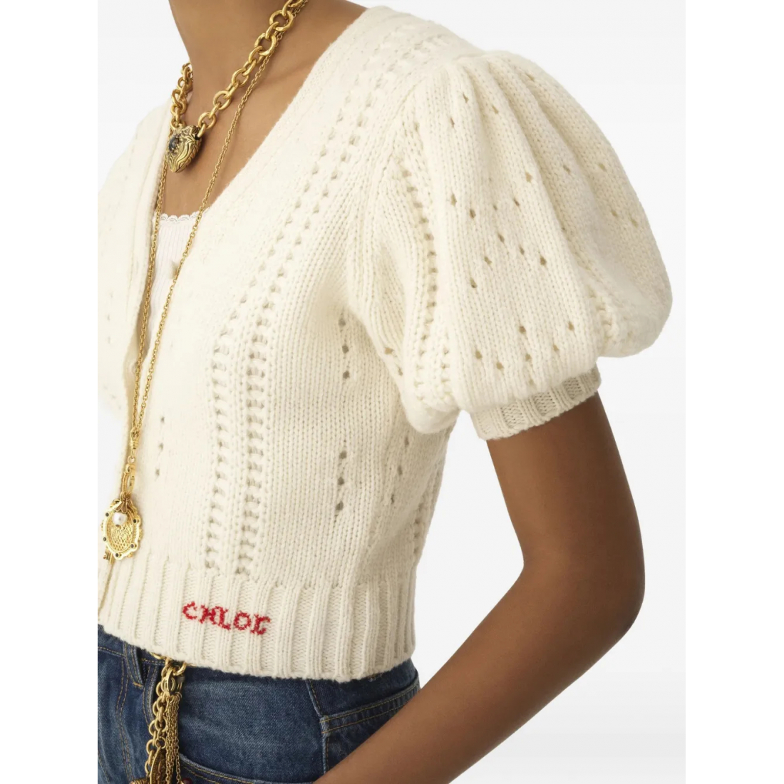 Cardigan 'Puff-Sleeve' pour Femmes