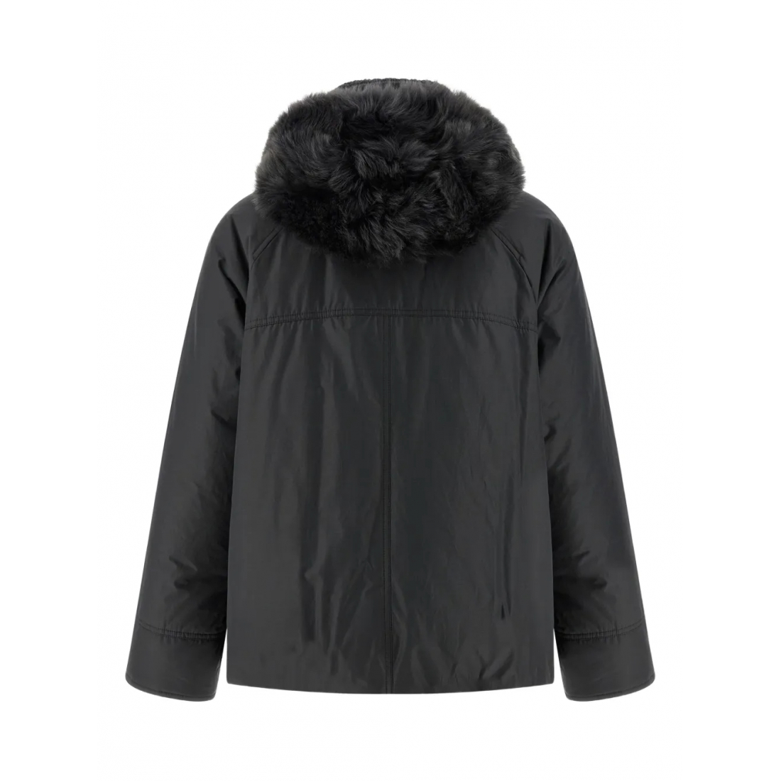 Women's 'Shiny Zipper Pull' Down Jacket