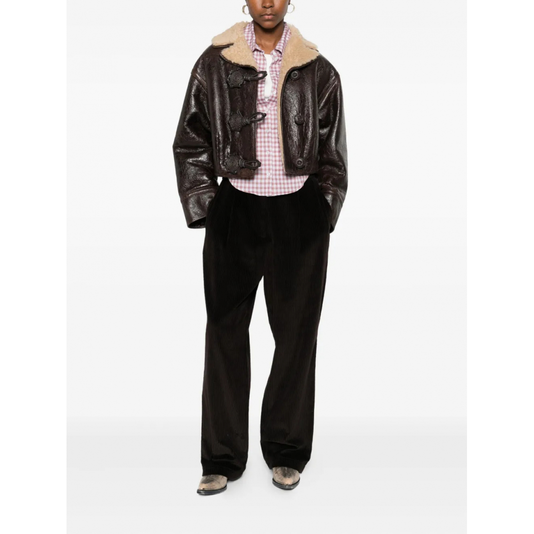 Veste en cuir pour Femmes