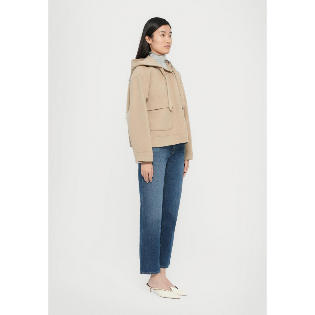 Manteau 'Gary Drawstring Hooded' pour Femmes