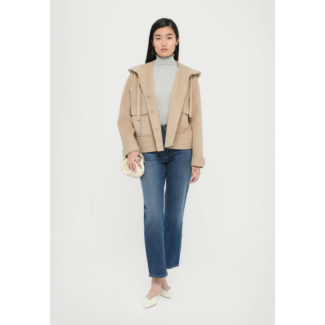 Manteau 'Gary Drawstring Hooded' pour Femmes