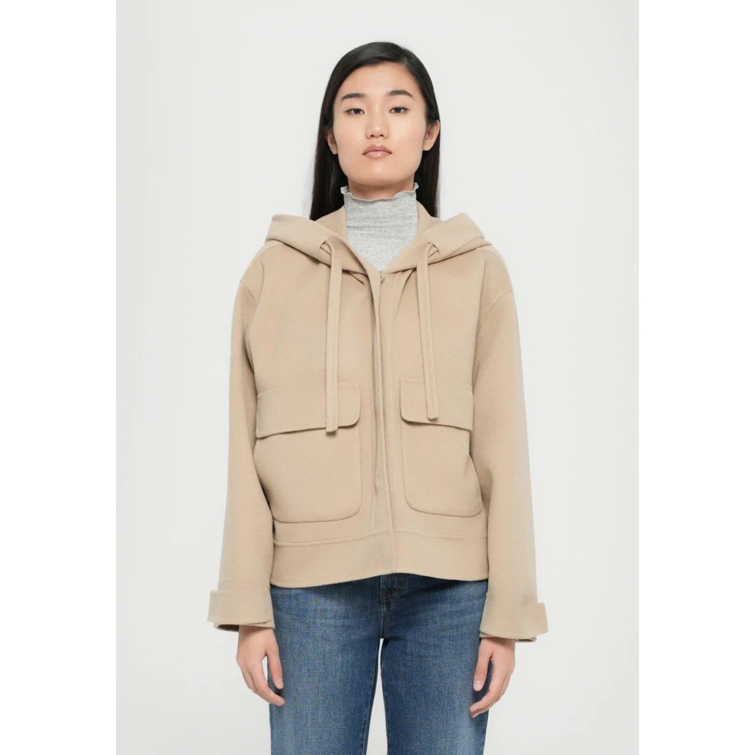 Manteau 'Gary Drawstring Hooded' pour Femmes