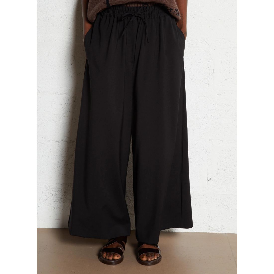 Pantalon 'Cropped Relaxed Fit' pour Femmes