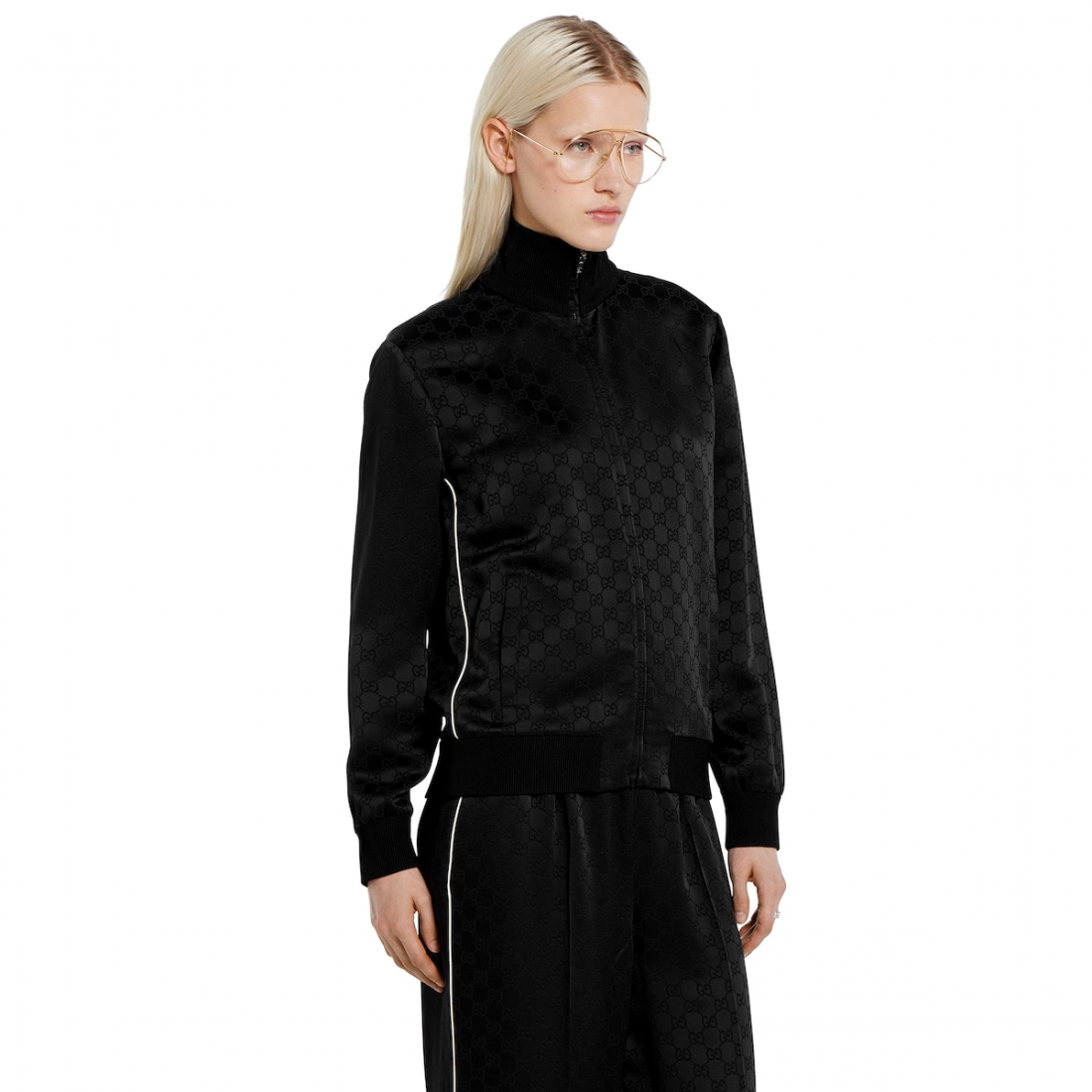 Veste de Survêtement 'GG jacquard zip' pour Femmes