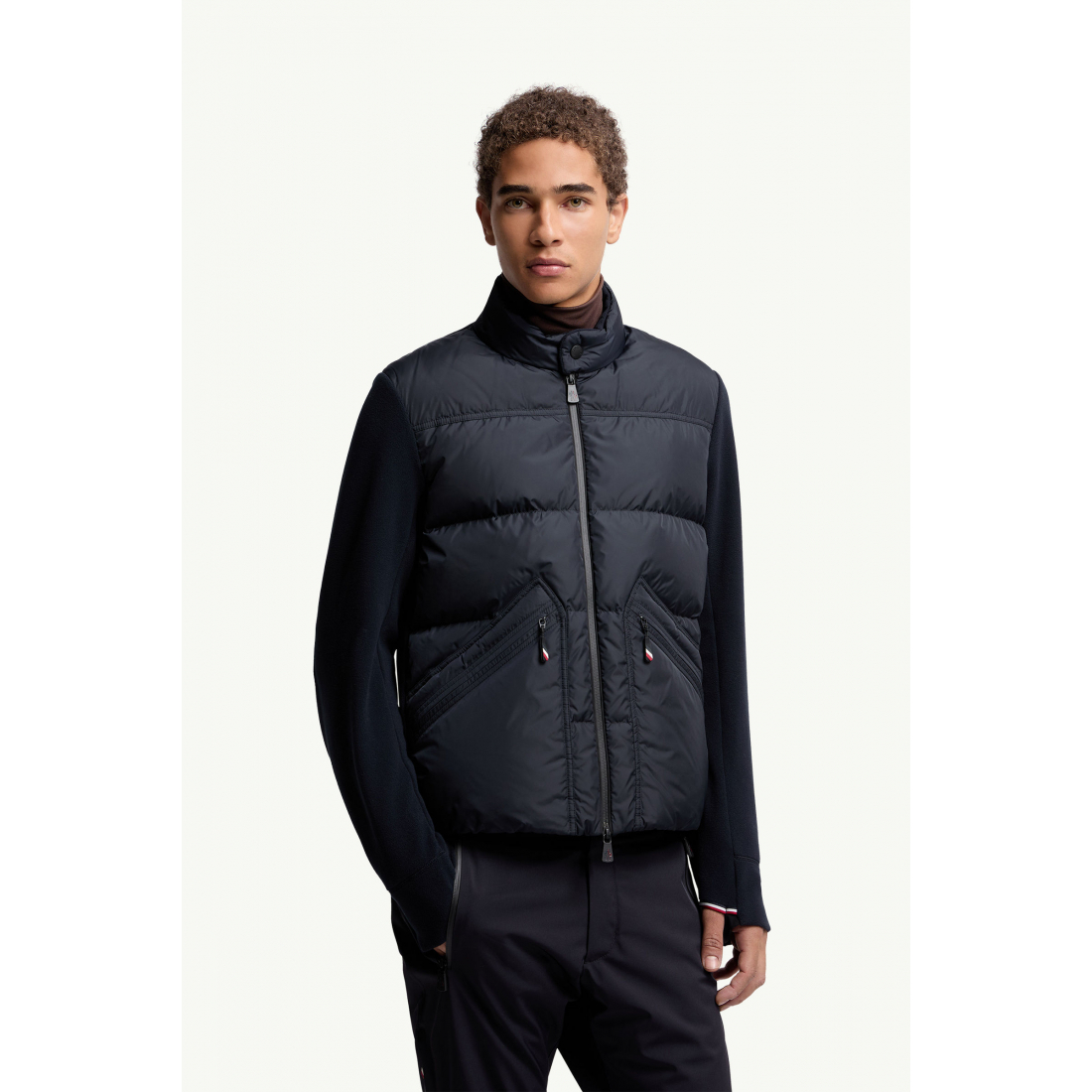 'Padded Zip-Up' Strickjacke für Herren