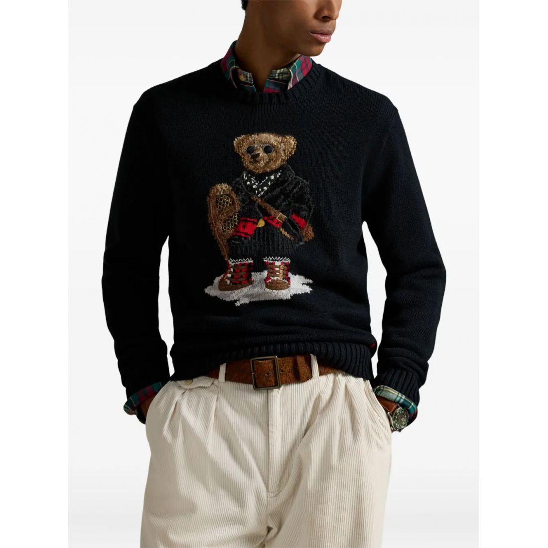 Pull 'Polo Bear-Embroidered' pour Hommes