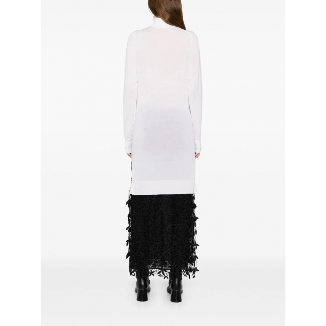 Women's 'Double-Sleeves Turtleneck' Long Sleeve top