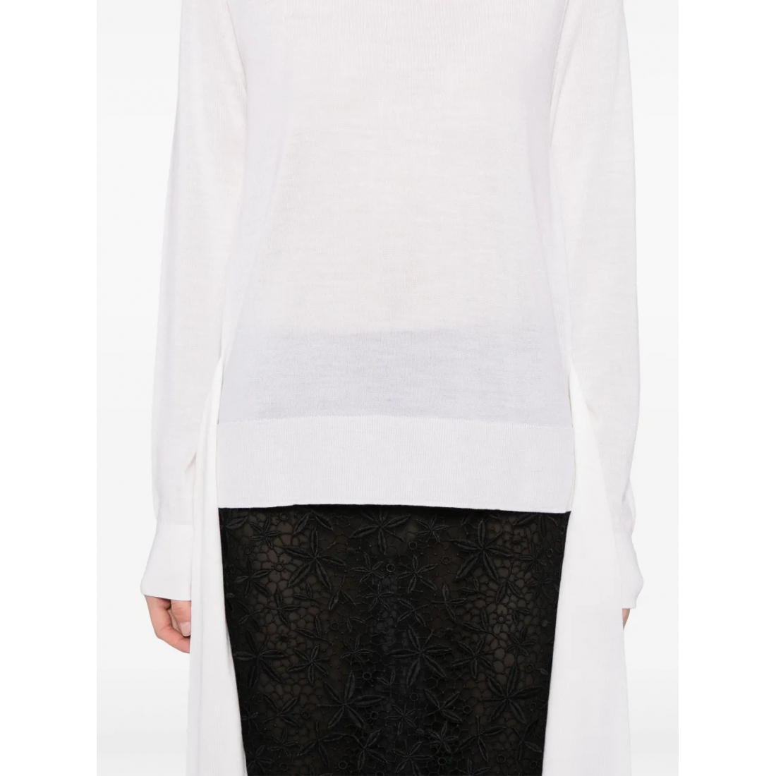 Women's 'Double-Sleeves Turtleneck' Long Sleeve top