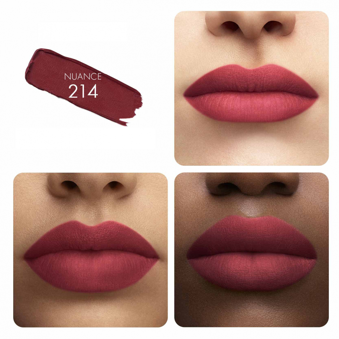 Rouge à Lèvres 'Kiss Kiss Tender Matte' - 214 Romantic Nude 2.8 g
