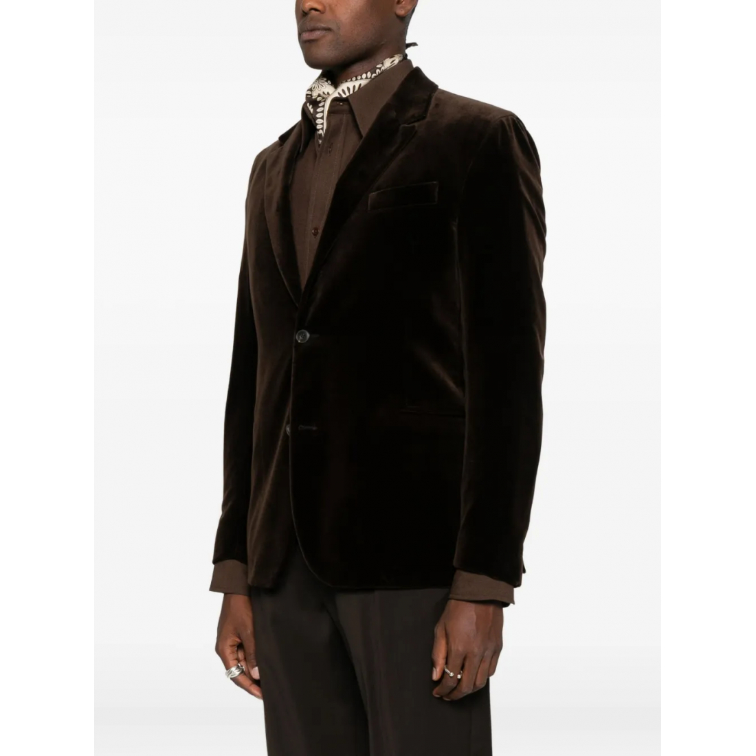 'Velvet Single-Breasted' Klassischer Blazer für Herren