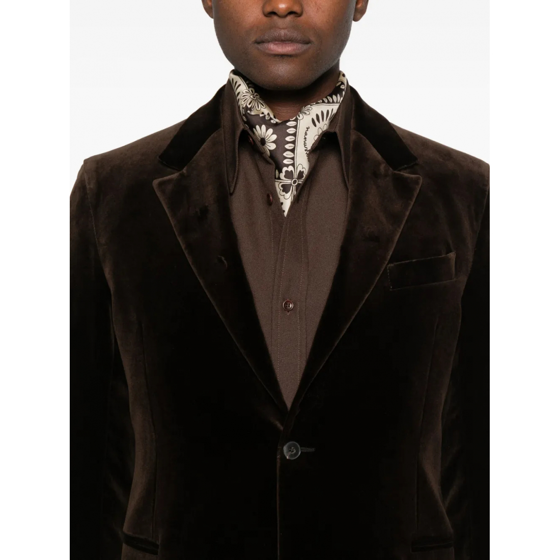 'Velvet Single-Breasted' Klassischer Blazer für Herren