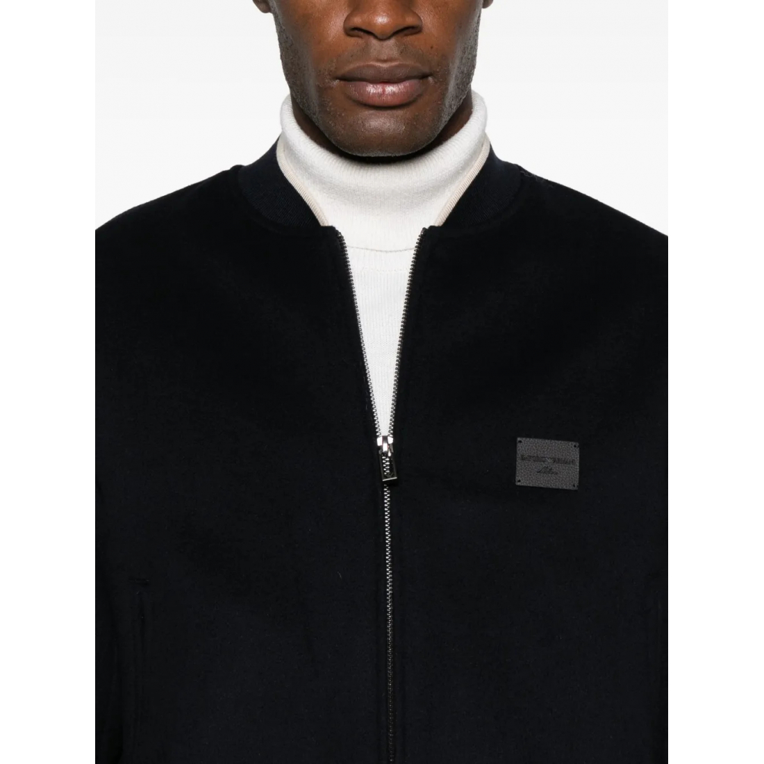 Men's 'Logo-Patch' Bomber Jacket