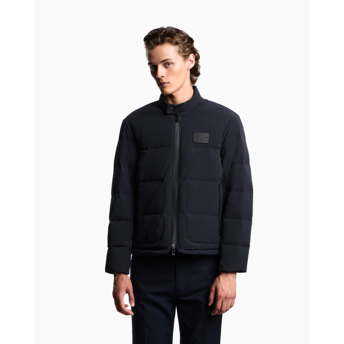 Men's 'Quilted Spandex' Down Jacket