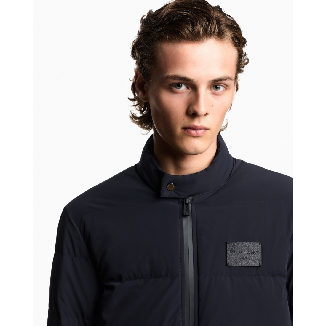 Men's 'Quilted Spandex' Down Jacket