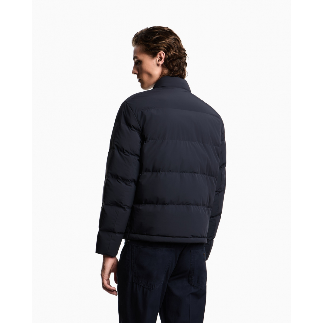 Men's 'Quilted Spandex' Down Jacket