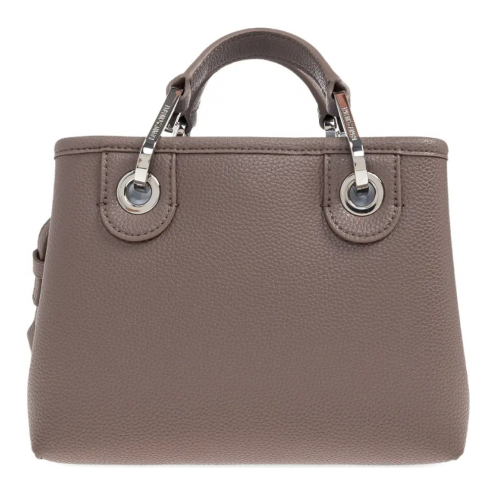 'Small Logo-Plaque Top-Handle' Tote Handtasche für Damen