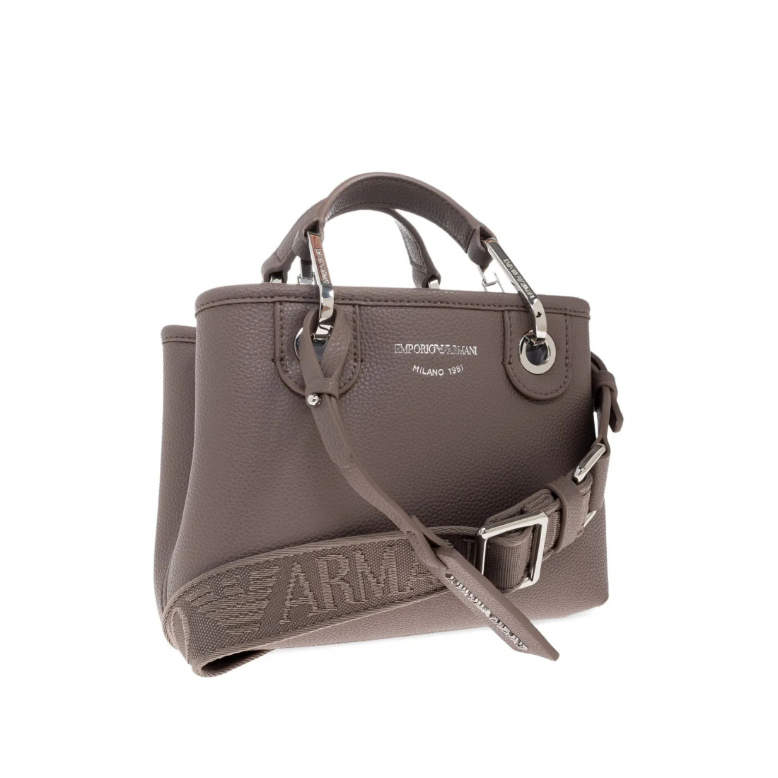 'Small Logo-Plaque Top-Handle' Tote Handtasche für Damen