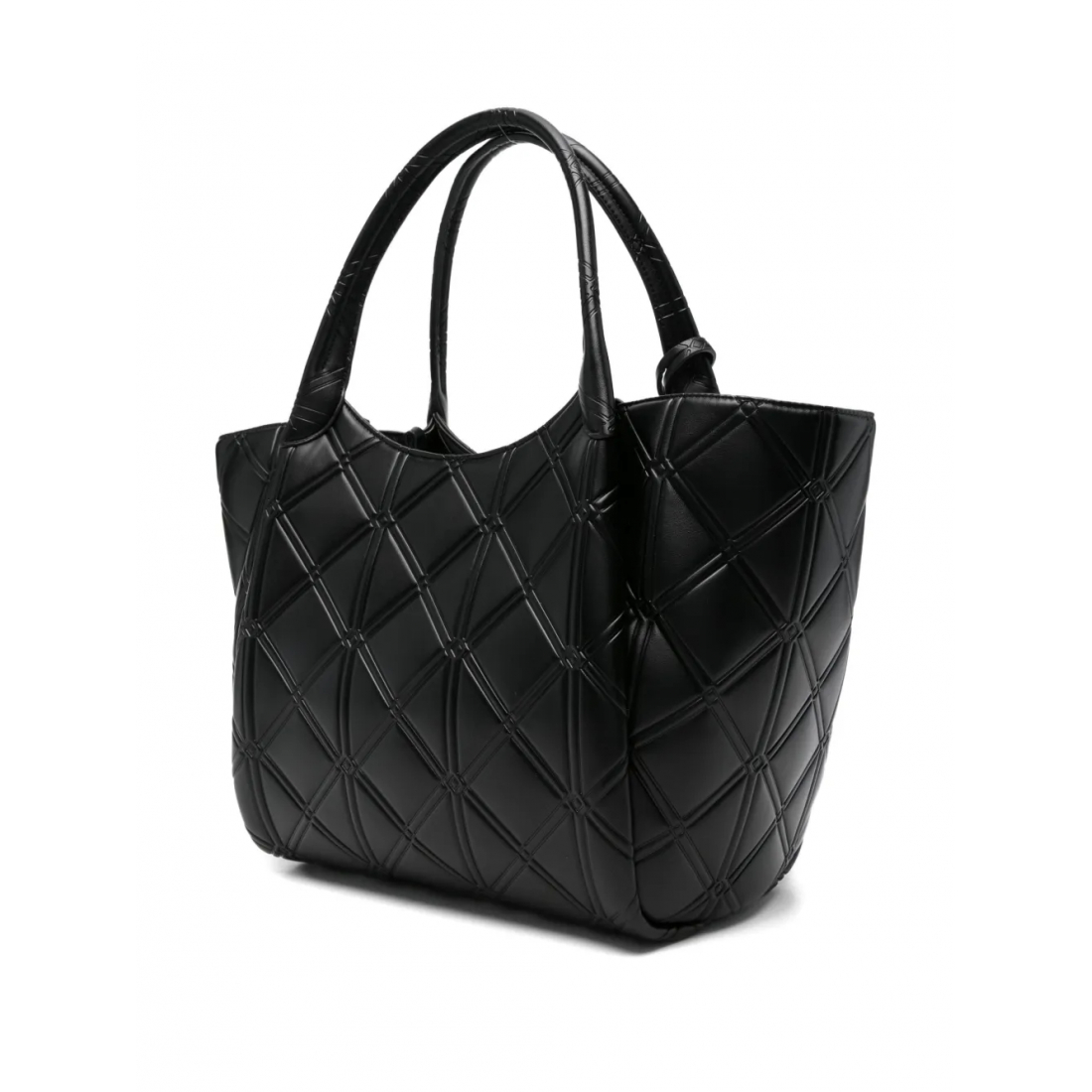 'Quilted Logo-Charm' Tote Handtasche für Damen