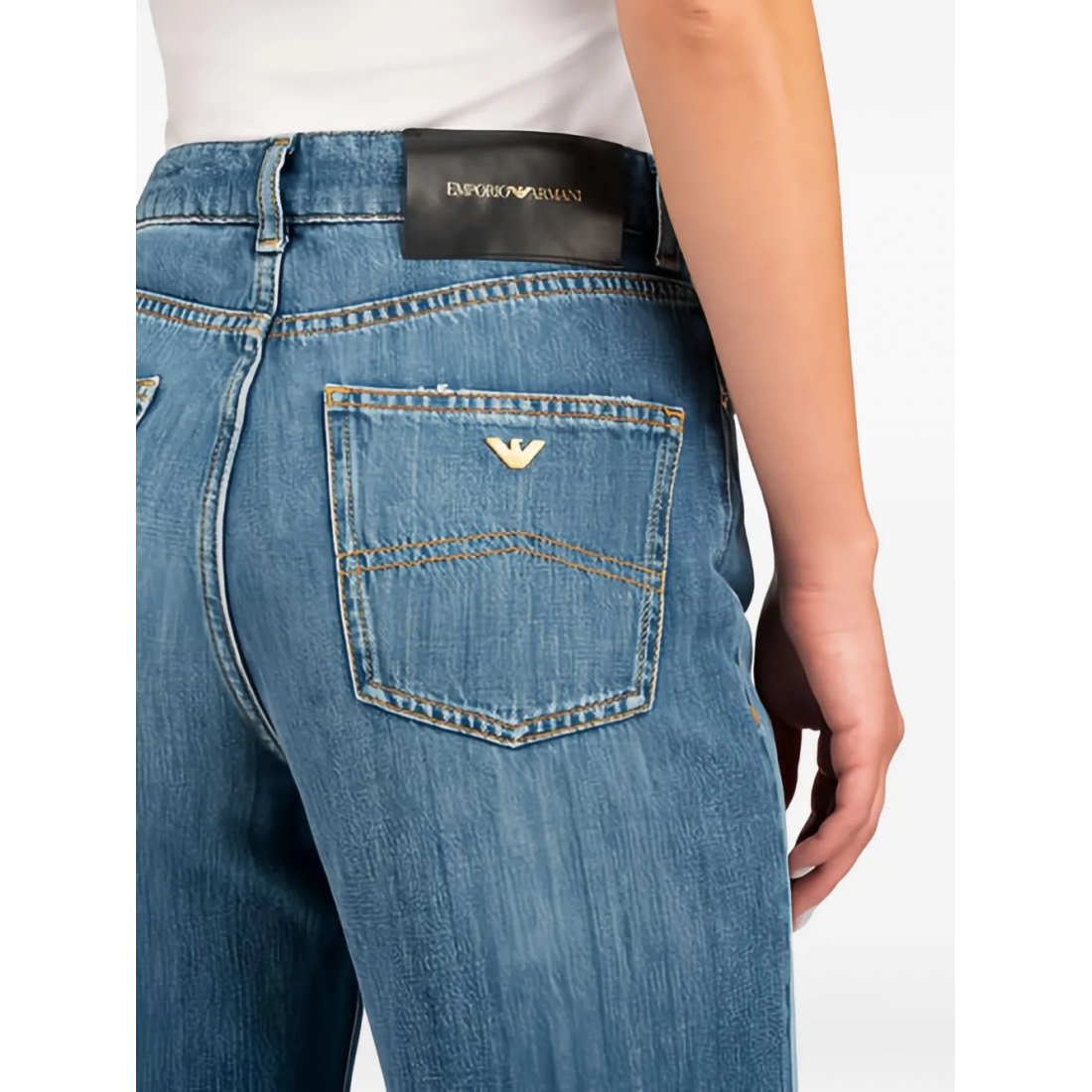 Women's 'Logo-Plaque' Jeans